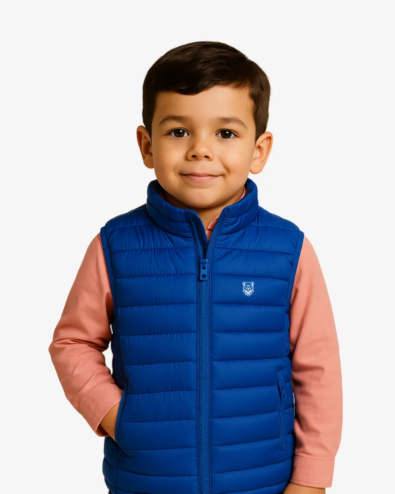 Chaleco niños Sydney Light (azul royal) (delante)