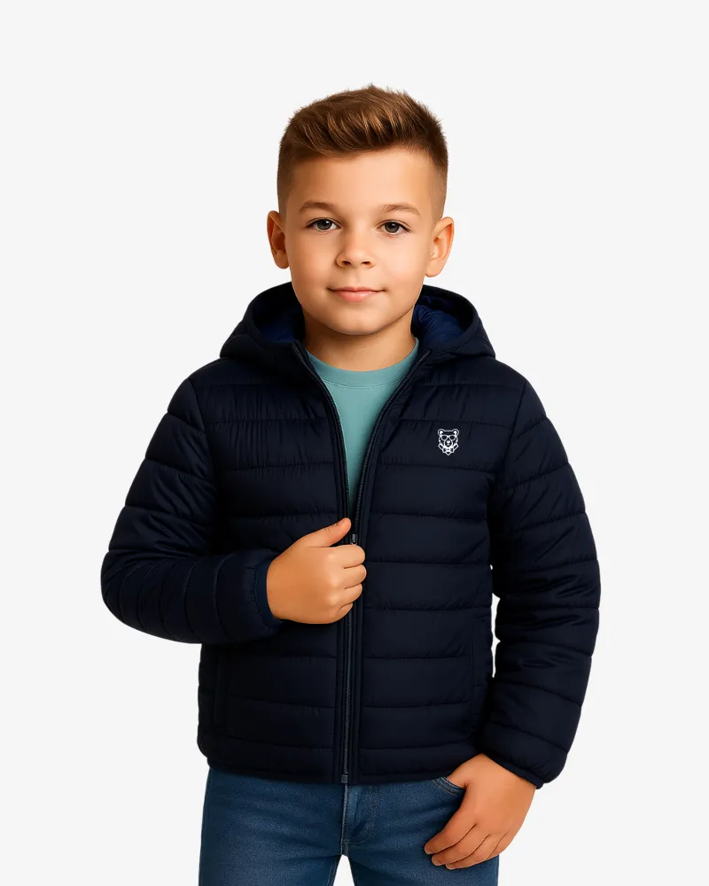 Chaqueta niños Sydney Mr Trendy Bear (azul marino) (delante)