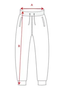 Esquema medidas chandal niños