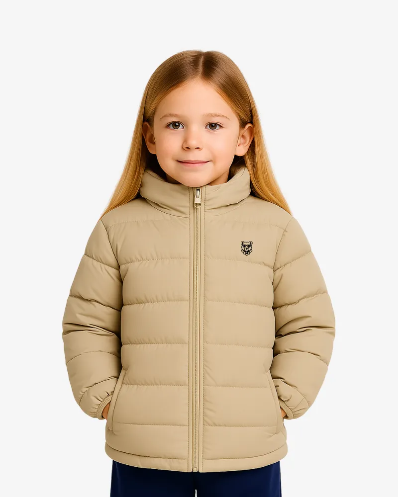 Parka niños Sydney Mr Trendy Bear (arena oscuro) (delante)