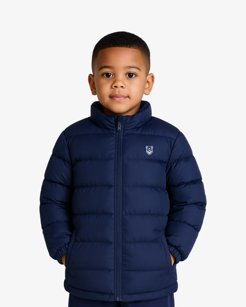 Parka niños Sydney Mr Trendy Bear (azul marino) (delante)