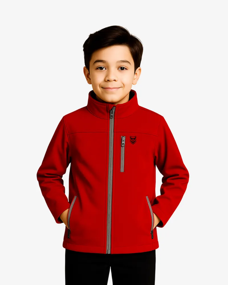 Softshell Active Sydney Mr Trendy Bear (rojo) (delante)