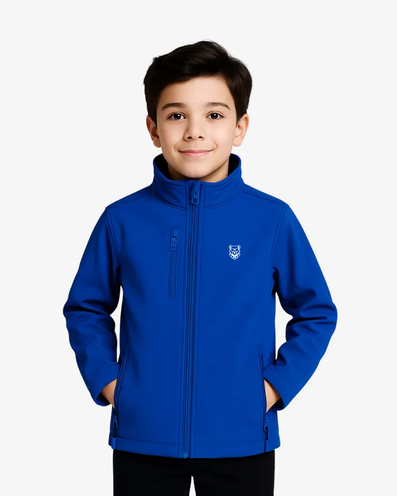 Softshell Pro Sydney Mr Trendy Bear (azul royal) (delante)