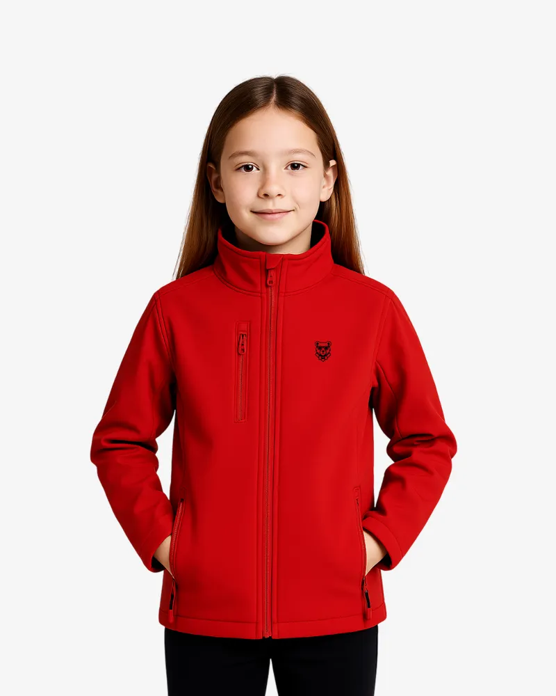 Softshell Pro Sydney Mr Trendy Bear (rojo) (delante)
