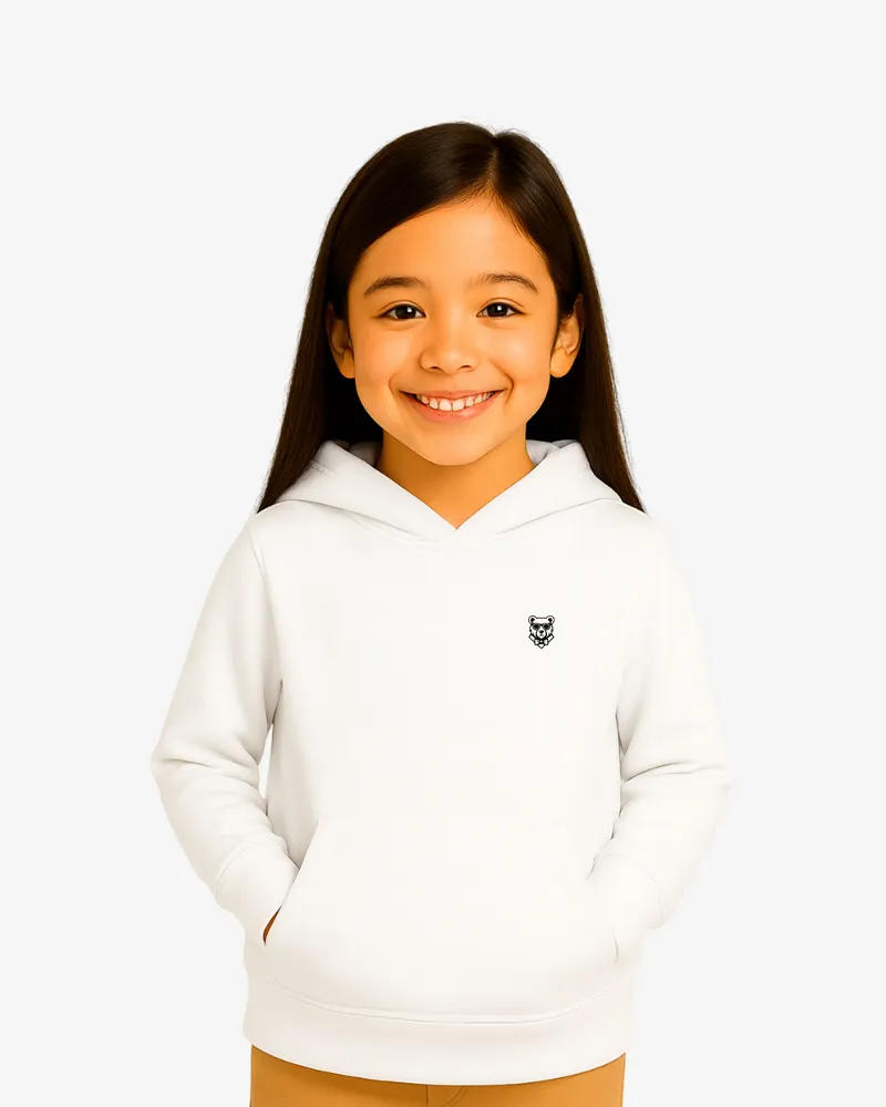 Sudadera Core niños Sydney Mr Trendy Bear (blanco) (delante)