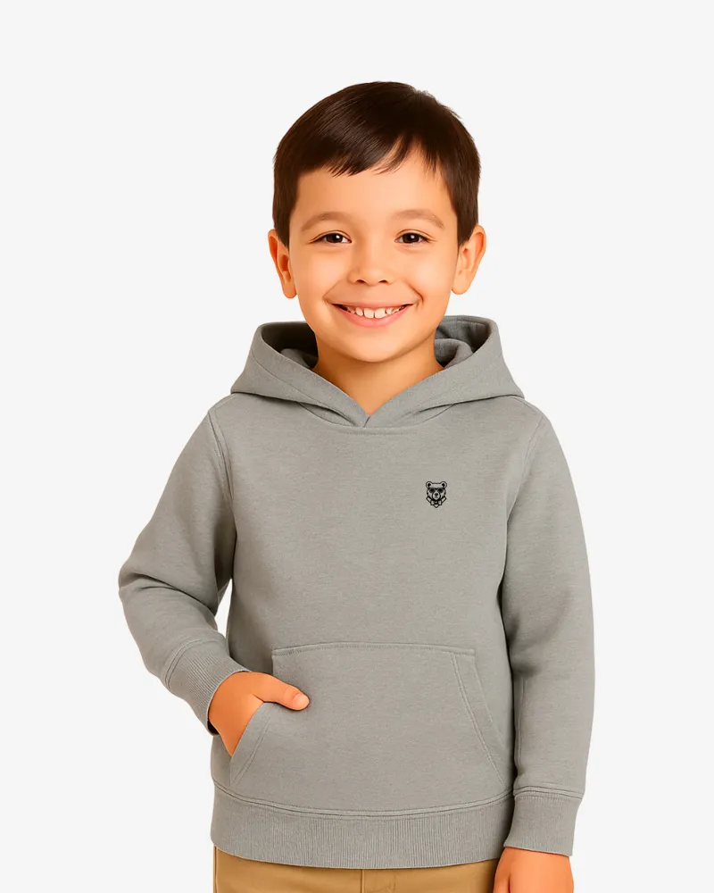 Sudadera Core niños Sydney Mr Trendy Bear (gris vigoré) (delante)