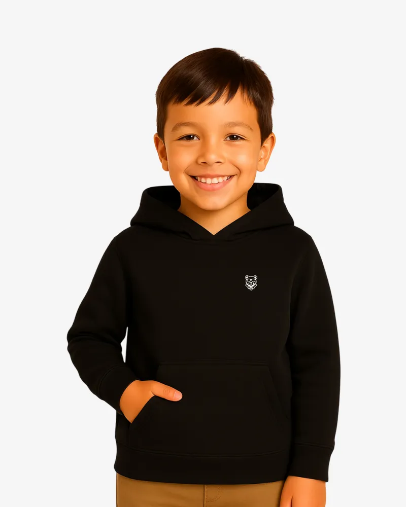 Sudadera Core niños Sydney Mr Trendy Bear (negro) (delante)