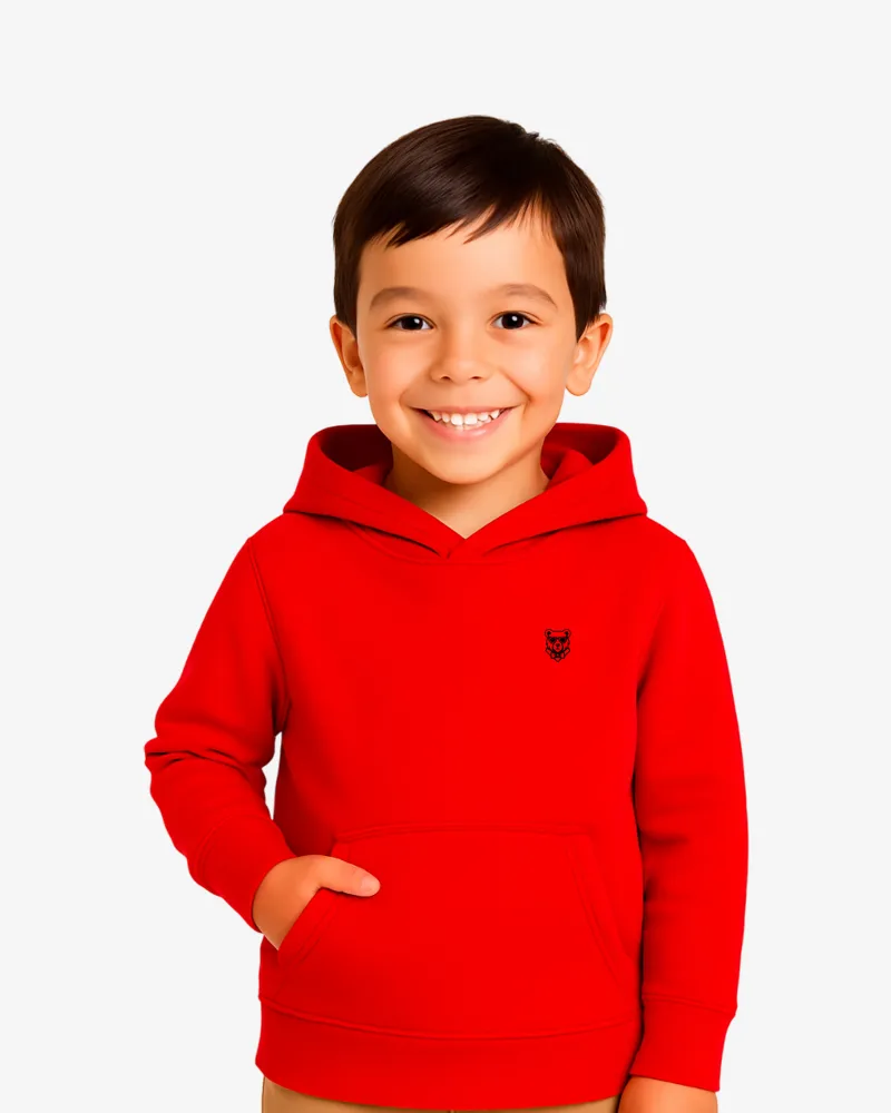 Sudadera Core niños Sydney Mr Trendy Bear (rojo) (delante)