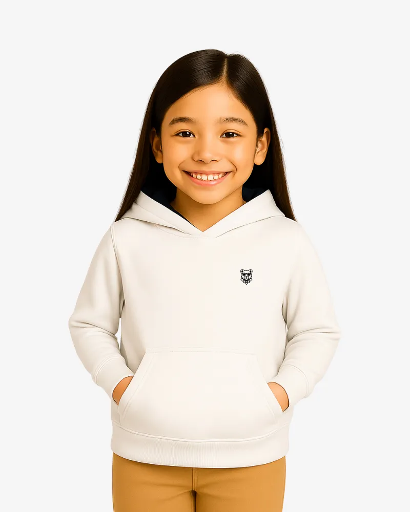 Sudadera Dual Tone niños Sydney Mr Trendy Bear (blanco_gris vigoré) (delante)